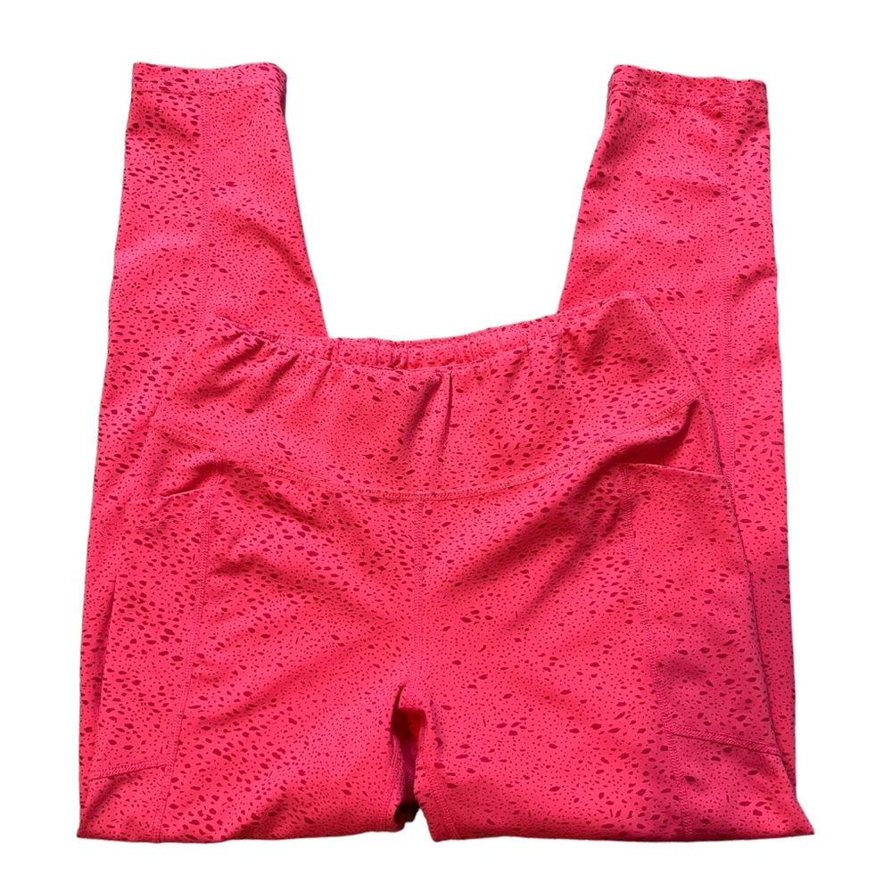 Oiselle Bright Pink Pocket Jogger Tights, Sz 6 - Picture 3 of 11
